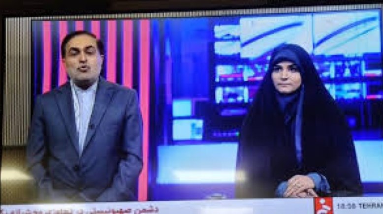 المذيعة سحر إمامي بعد القصف