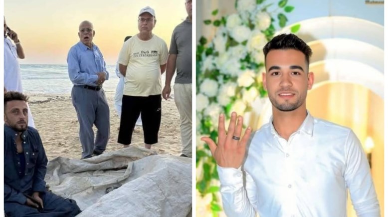 الشاب حسام  ضحية بحر مرسى مطروح