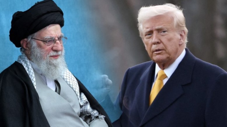 الرئيس الأمريكي دونالد ترامب والمرشد الإيراني