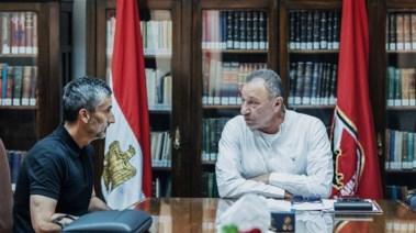 ريبيرو في اجتماعه مع محمود الخطيب 