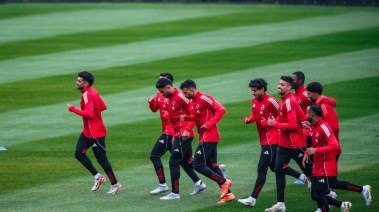 تدريبات فريق الأهلي خلال كأس العالم