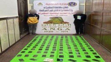 تجار مخدرات المقبوض عليهم في الحملات الأمنية