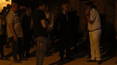 محافظ القاهرة يتفقد موقع انهيار عقار بالسيدة زينب