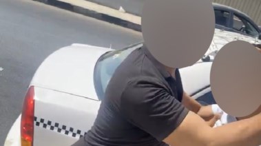 سائق تعدى على مواطن