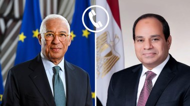 الرئيس عبد الفتاح السيسي ورئيس المجلس الأوروبي