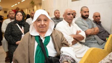 جانب من بعثة الحج الأهلية