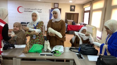 دورة تدريبية فى مجال الإسعافات الأولية للأشخاص ذوي الإعاقة البصرية