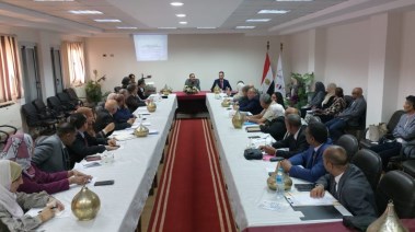 جانب من اجتماع الهيئة العامة للخدمات البيطرية
