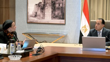 رئيس الوزراء مصطفى مدبولي ووزيرة البيئة ياسمين فؤاد