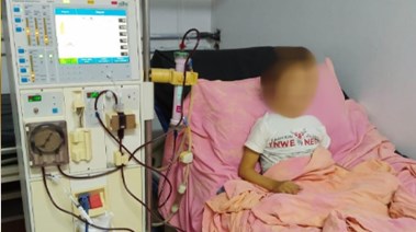 إنقاذ طفل مريض بالفشل الكلوي