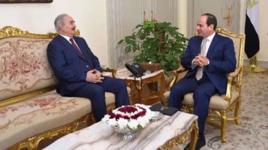 الرئيس السيسي والقائد العام للجيش الوطني الليبي