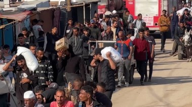 مراكز توزيع المساعدات في قطاع غزة