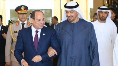 الرئيس عبدالفتاح السيسي والشيخ محمد بن زايد آل نهيان