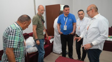  جولة ميدانية موسعة لتفقد مخيمات حجاج الجمعيات بعرفات