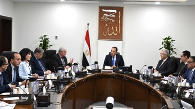 اجتماع رئيس الوزراء مصطفى مدبولي بمقر الحكومة في العلمين الجديدة