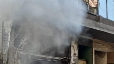 انفجار أسطوانة غاز في مطعم