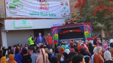 أثناء الاحتفالات عقب صلاة العيد 