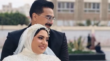 العروسان المتوفيان فى حادث المقطم 