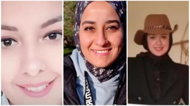 آية عادل وريم حامد وإيمان حسن