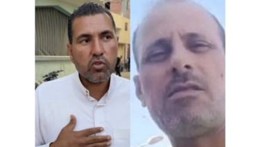  البطل خالد محمد شوقي وأحد أقاربه
