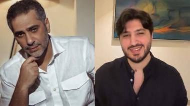 فضل شاكر ونجله محمد 