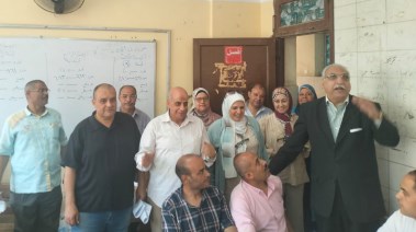 جانب من أعمال التصحيح والرصد بالشهادة الإعدادية بالقليوبية 