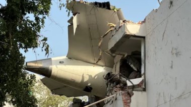 الطائرة الهندية المنكوبة