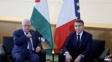 رسالة الرئيس الفلسطيني محمود عباس إلي الرئيس الفرنسي إيمانويل ماكرون