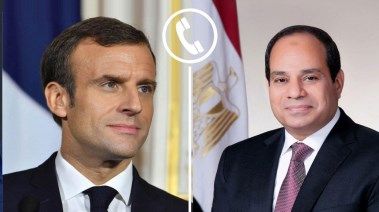  الرئيس عبدالفتاح السيسي، والرئيس الفرنسي "إيمانويل ماكرون"