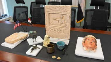  القطع الأثرية المستردة