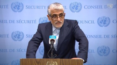 مندوب إيران الدائم لدى الأمم المتحدة، السفير أمير سعيد إيرواني