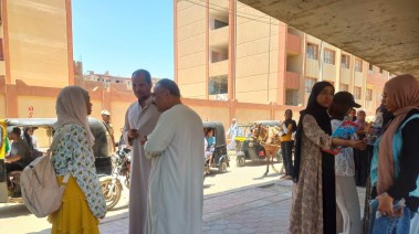 إحدى المدارس الثانوية في قنا