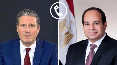 الرئيس عبد الفتاح السيسي ورئيس وزراء المملكة المتحدة كير ستارمر 