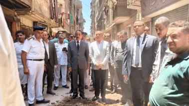 وصول محافظ القاهرة ومدير أمن القاهرة لموقع الحادث 