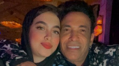 سعد الصغير وابنته منة