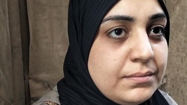 أم أحمد الناجية من انيار عقارين حدائق القبة 