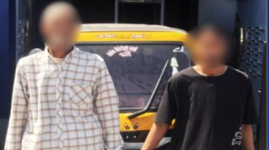 المتهمين بالتعدي على أمين شرطة في الوراق 