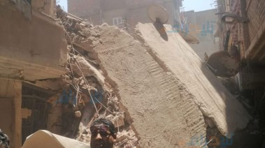  انهيار عقارين في حدائق القبة