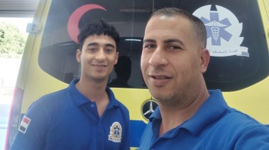 المسعفان محمد قاسم والسيد الرفاعي