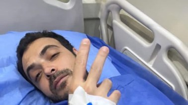 أحمد خالد أمين من داخل المستشفى 