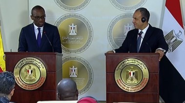وزير الخارجية مع نظيره وزير جمهورية بنين