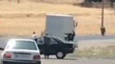 ضبط شاحنة طائرات مسيرة إسرائيلية غرب إيران