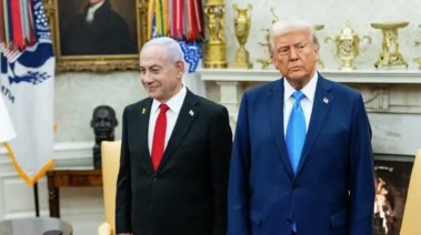 الرئيس الأمريكي دونالد ترامب وبنيامين نتنياهو