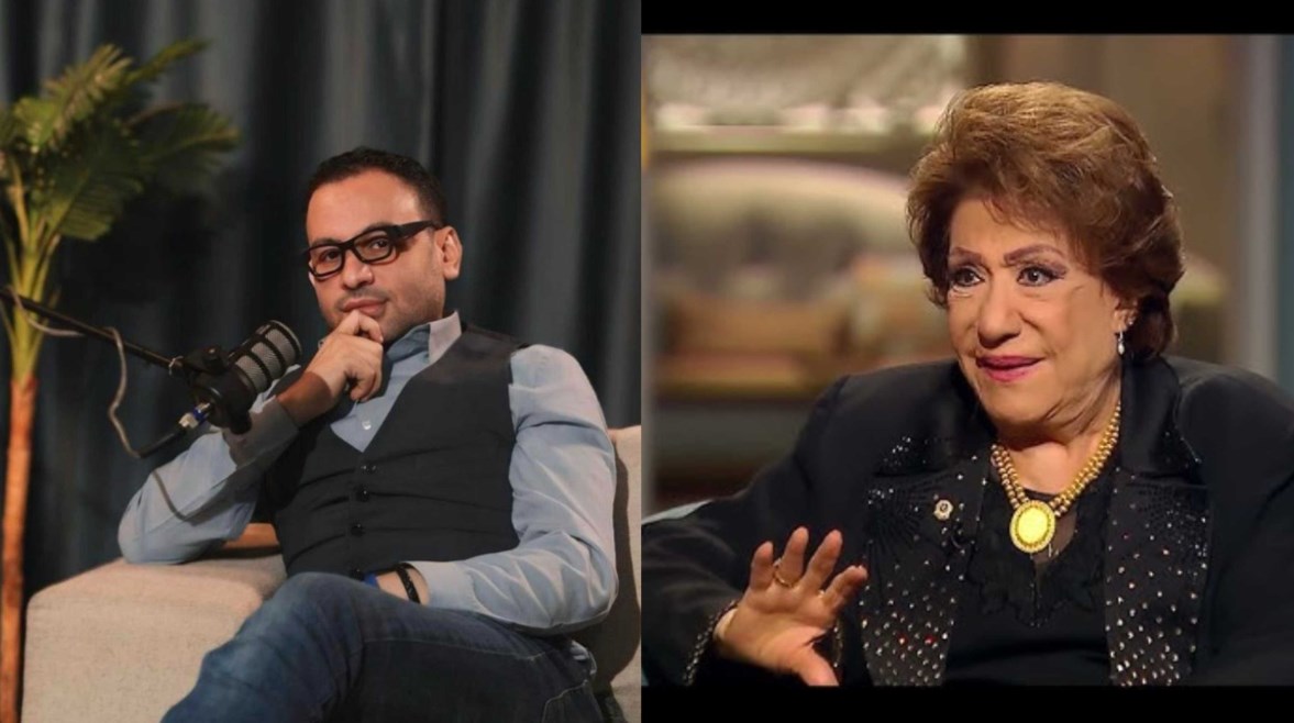 سميحة أيوب والكاتب الصحفي أشرف شرف سميحة أيوب والكاتب الصحفي أشرف شرف