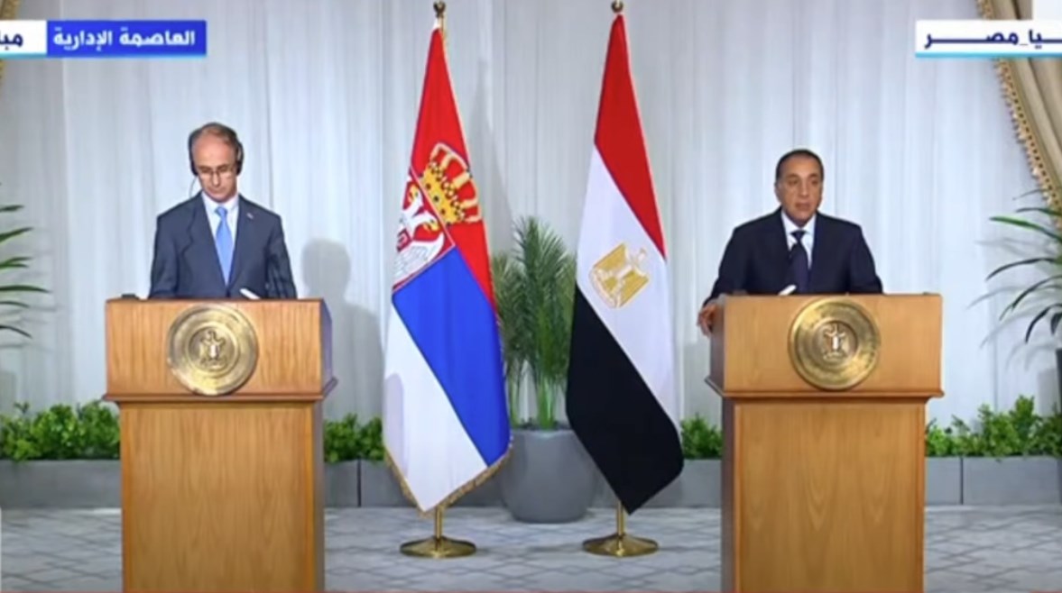 رئيس الوزراء مصطفى مدبولي ونظيره الصربي رئيس الوزراء مصطفى مدبولي ونظيره الصربي