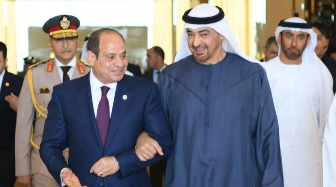 الرئيس عبدالفتاح السيسي والشيخ محمد بن زايد آل نهيان الرئيس عبدالفتاح السيسي والشيخ محمد بن زايد آل نهيان