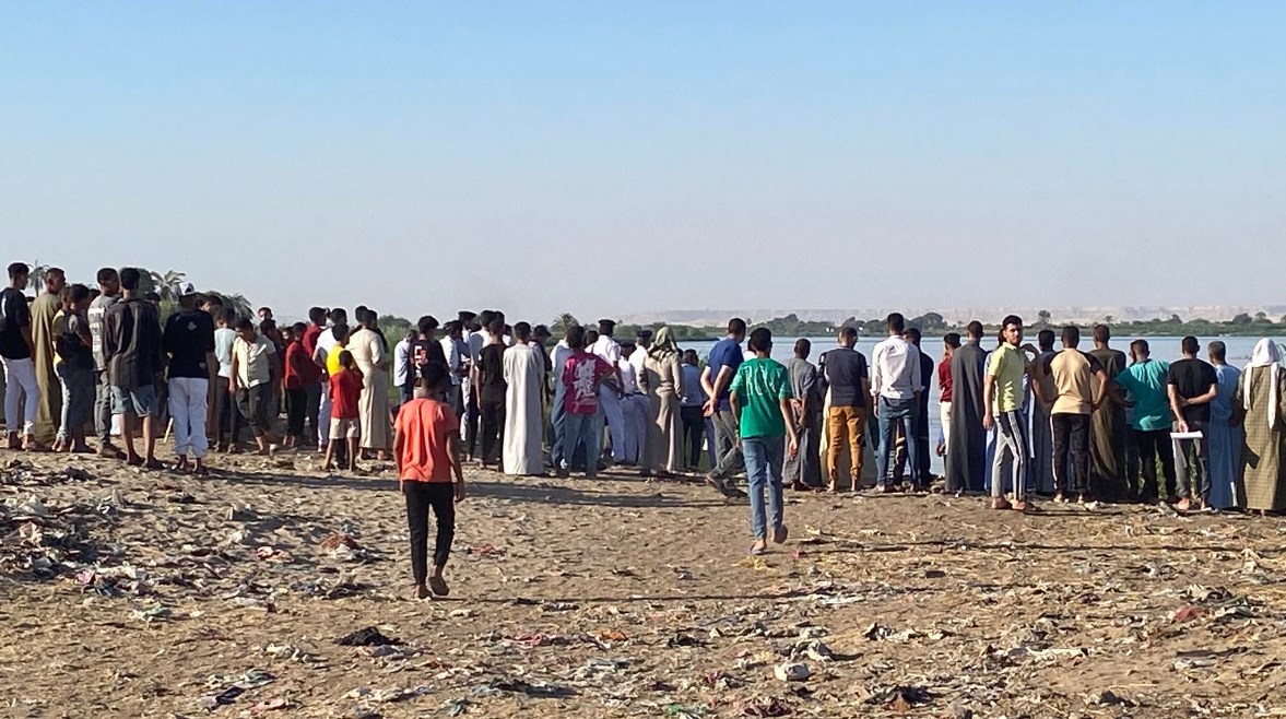 حادث غرق مركب بالمنيا حادث غرق مركب بالمنيا