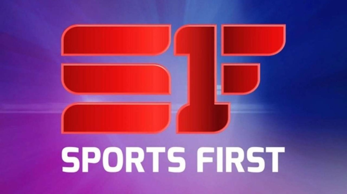 شعار قناة" sports first" شعار قناة" sports first"