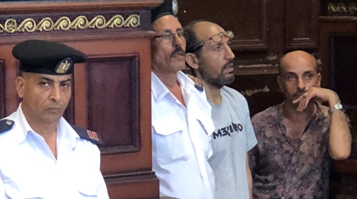 سفاح الإسكندرية اثناء المحاكمة سفاح الإسكندرية اثناء المحاكمة