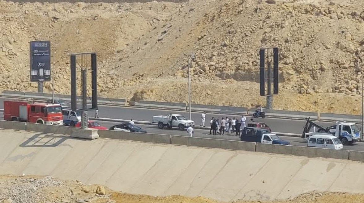 جانب من الحادث جانب من الحادث